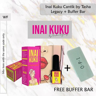  Inai  Kuku  Cantik By Tasha Legacy Free Buffer Bar 45g 