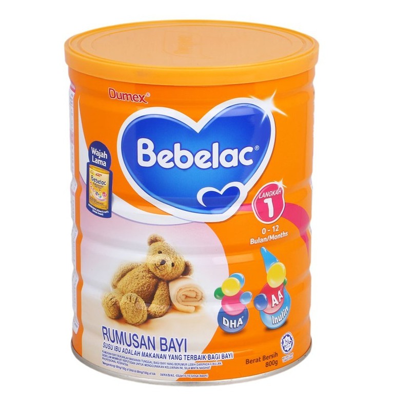 Dumex Bebelac Step 1 Infant Formula Milk Powder 0 12 800g