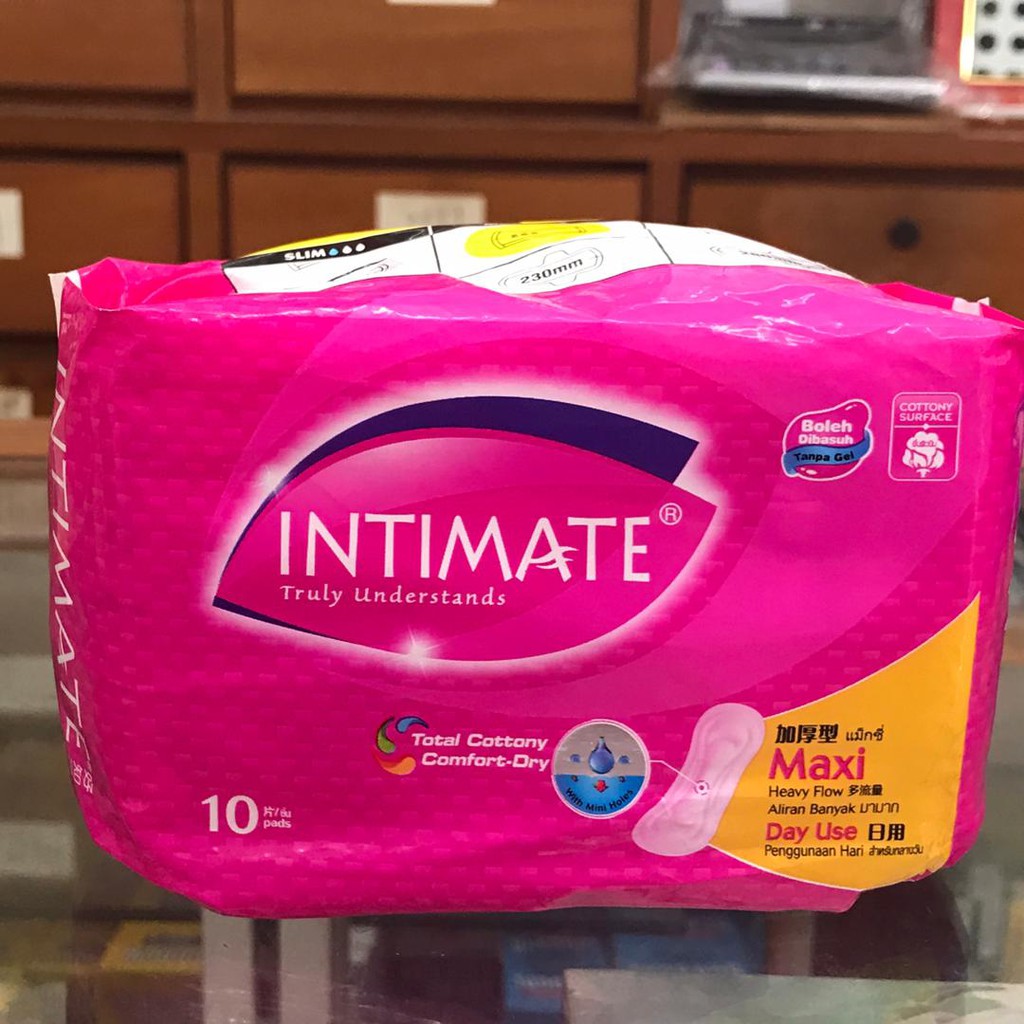 Intimate Day Use Maxi Sanitary Pads 卫生棉 230mm (10pads) | Shopee Malaysia