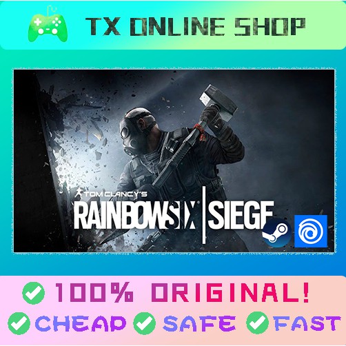 Tom Clancy Rainbow Six Siege Uplay Ubisoft Original Pc Game Pc Game Activation Pc Online Game Steam Shopee Malaysia