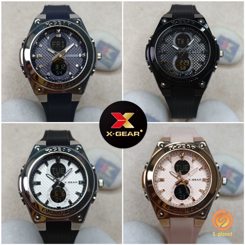 Readystock Original X-Gear XG-1921 Autolight analog digital fashion watch jam tangan perempuan lady watch waterproof