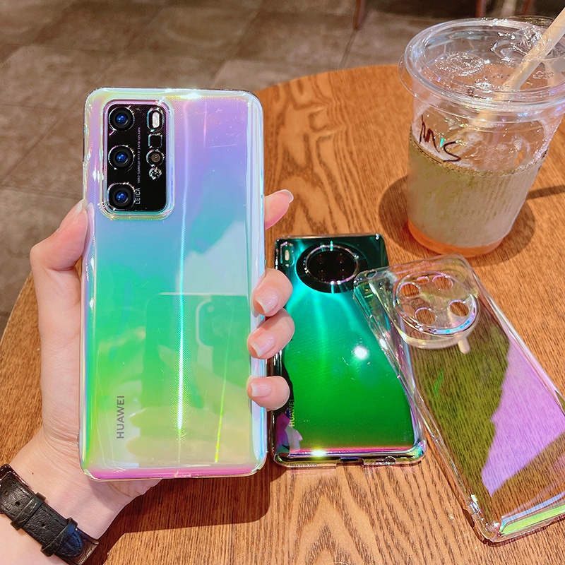 Multi Essential VIVO Y11S Y12S Y20S Y20 Y20i Y11 Y12 Y15 Y17 Laser Phone Case Y51 Y31 X70 Pro Luxury Colorful Rainbow... - Image 4