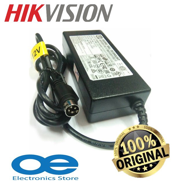 HIKVISION CWT KPL060FVI Analog 4Pin 12VDC 5A 60W Power Adapter c/w