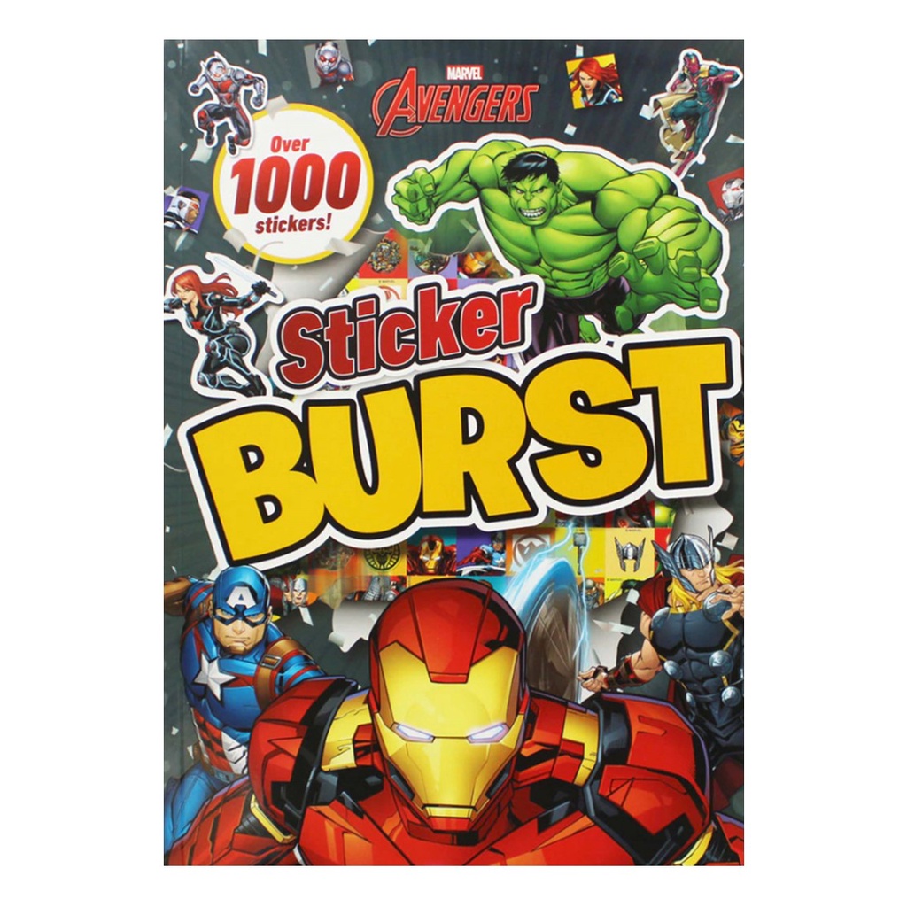 Marvel Avengers Sticker Burst Activity Book With 1000 Stickers For Kids