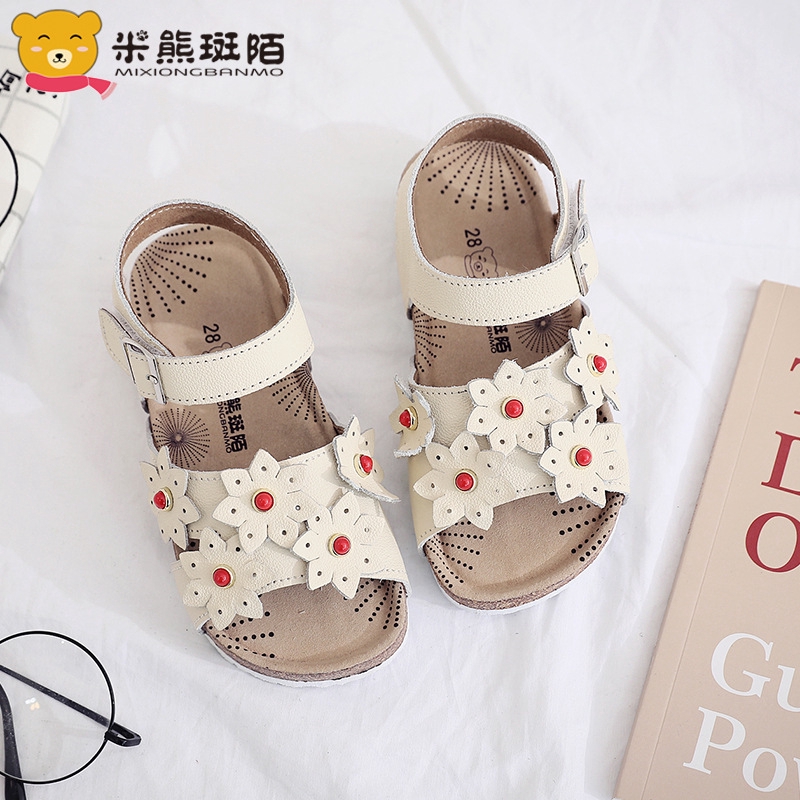 baby cork sandals