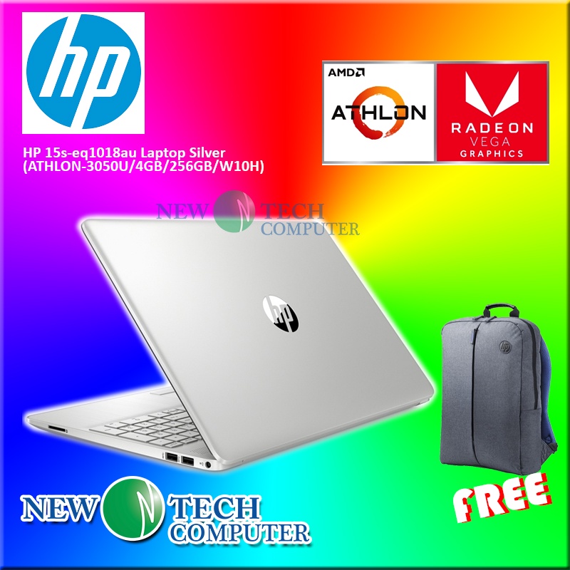 Laptop Murah Hp 15s Eq1018au 156 Laptop Natural Silver Athlon Silver 3050u 4gb 256gb Ssd 0450