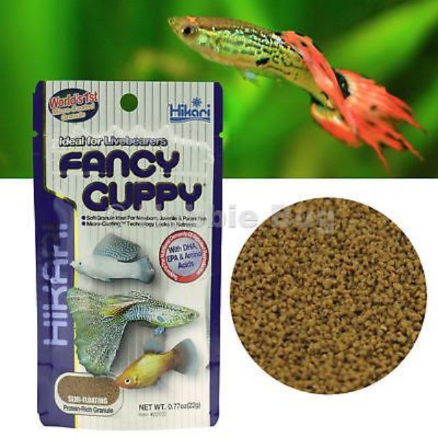 25g Hikari Fancy Guppy Japan Fish Food For Guppies Platies Swordtail Mollies