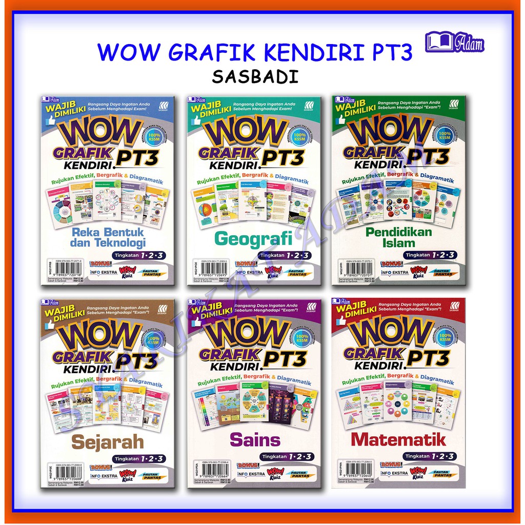 Buy Adm Buku Rujukan Wow Grafik Kendiri Pt3 Sasbadi Seetracker Malaysia