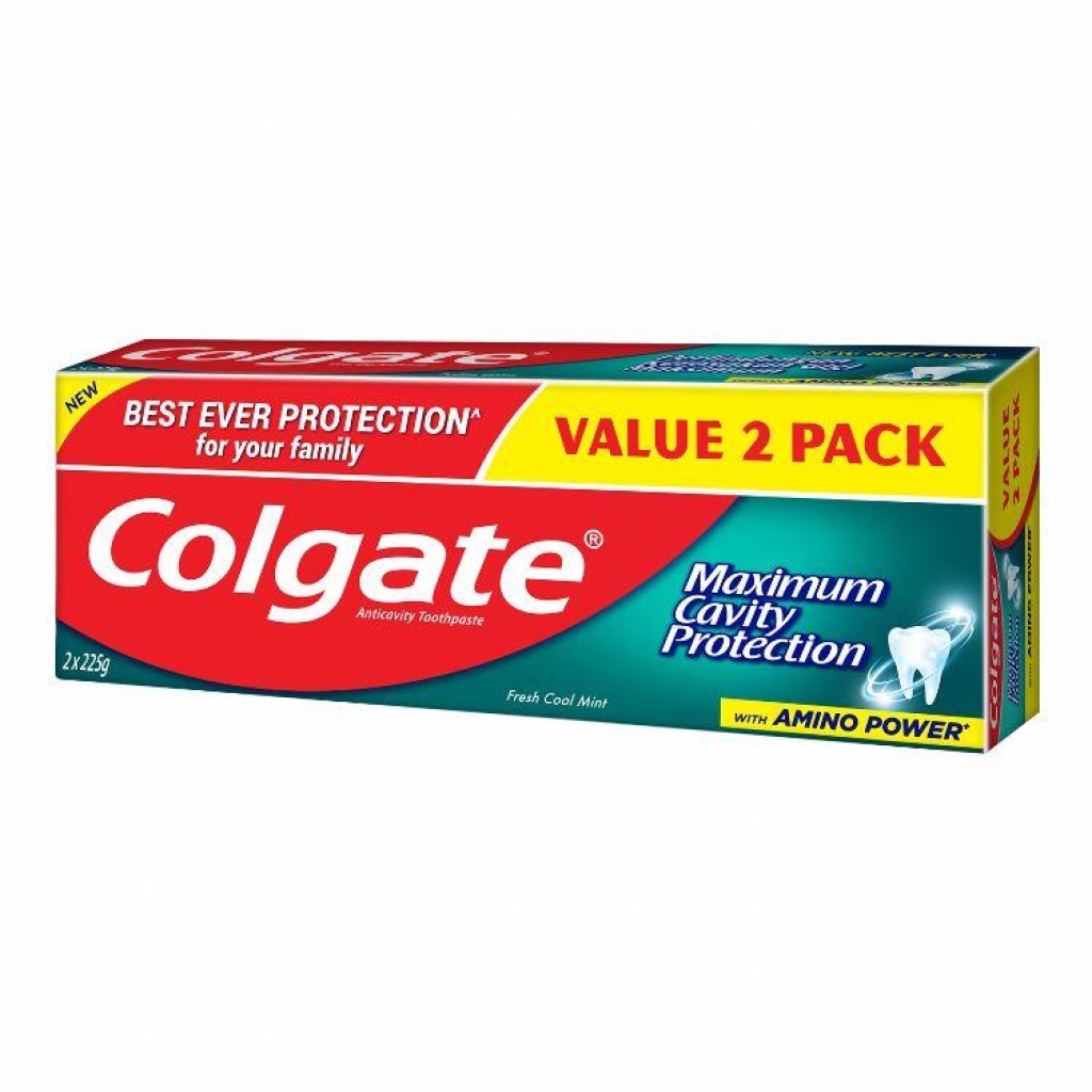 Colgate Maximum Cavity Protection Toothpaste Fresh Cool Mint 225g (Pack ...