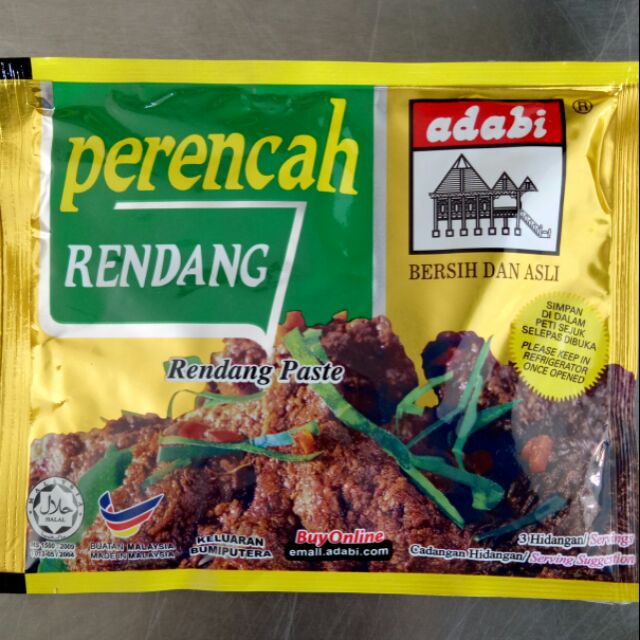 Adabi Perencah Rendang Shopee Malaysia