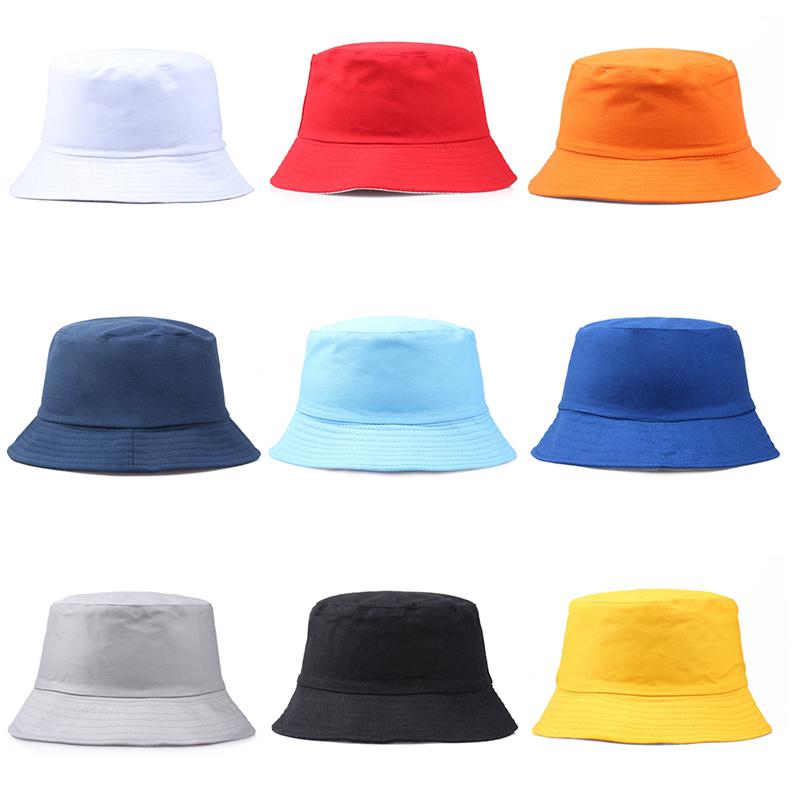 100% Cotton Adults Bucket Hat Summer Fishing Fisher Festival Sun Cap Usable