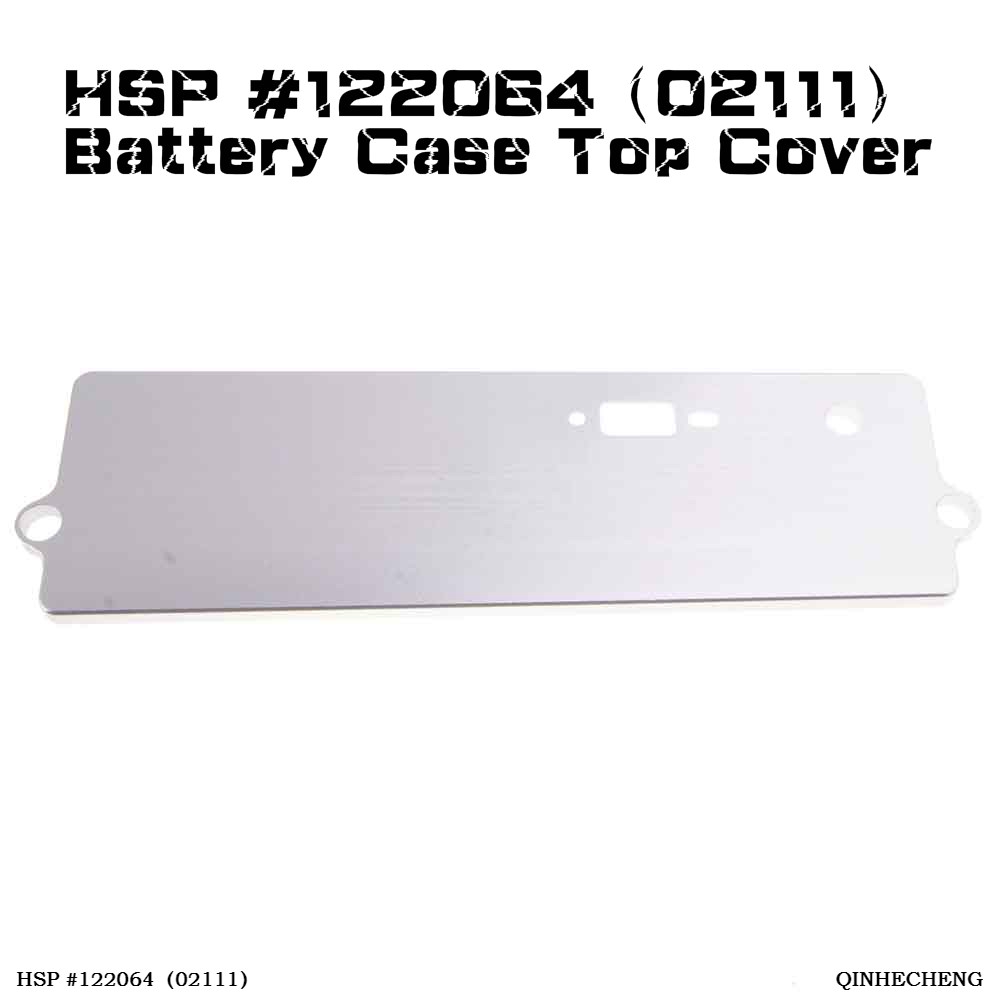 Aluminum Battery Cover Upgrade RC Toys 1/10 HSP Electric Racing 122064 02111 