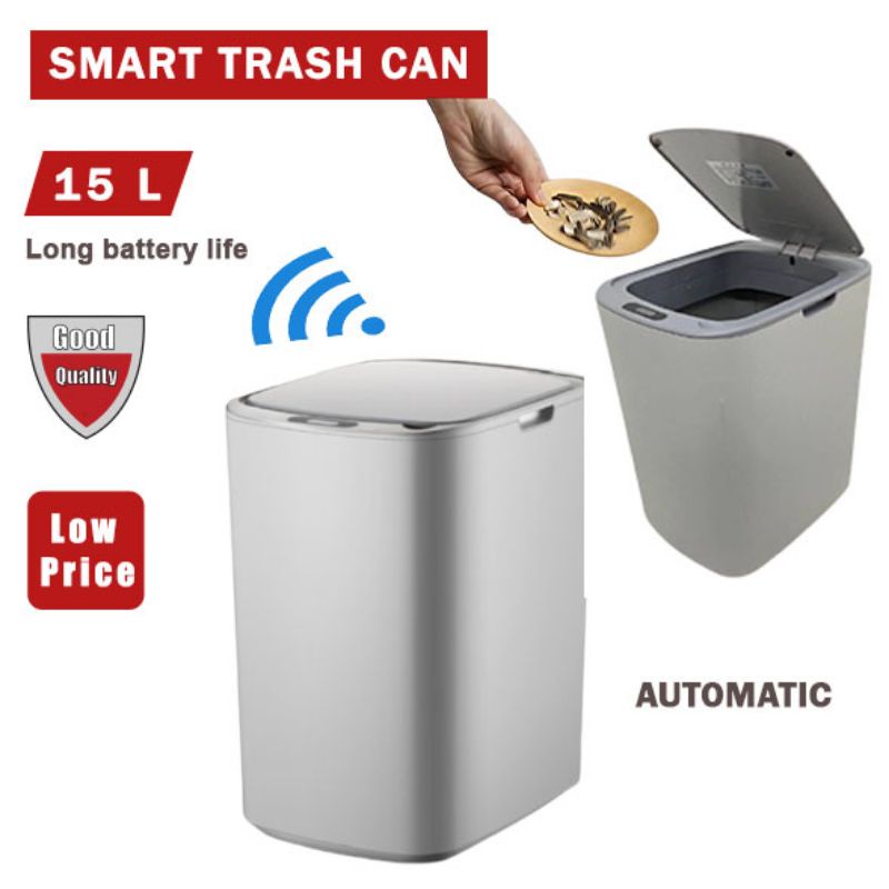 Smart Sensor Dustbin 15L Shopee Malaysia