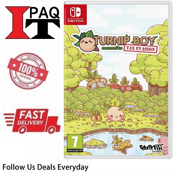 Nintendo Switch Turnip Boy Commits Tax Evasion (EU)(English/Chinese)