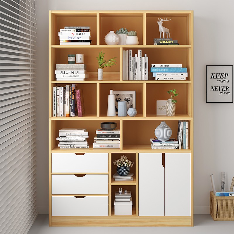 Bookshelf Combination Bookcase Contracted Household Landing