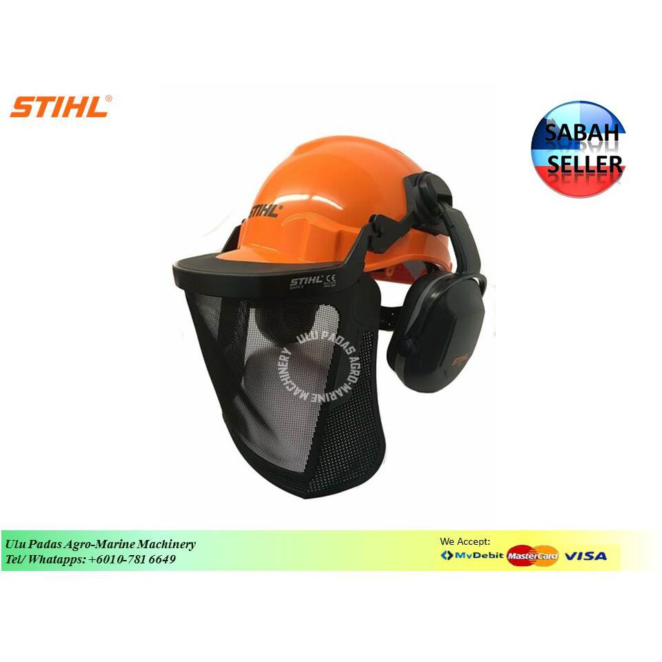 [SABAH] Stihl Chainsaw Safety Helmet ( Function Basic ) Shopee Malaysia
