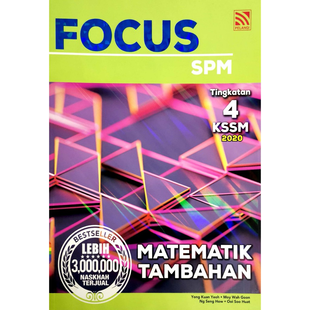 Buku Rujukan Focus Kssm 2020 Matematik Tambahan Tingkatan 4 Shopee Malaysia