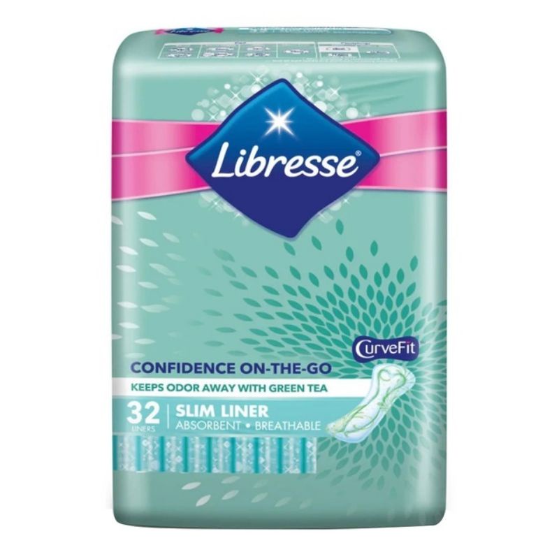 Libresse Slim Panty Liners Green Tea (30's) Shopee Malaysia