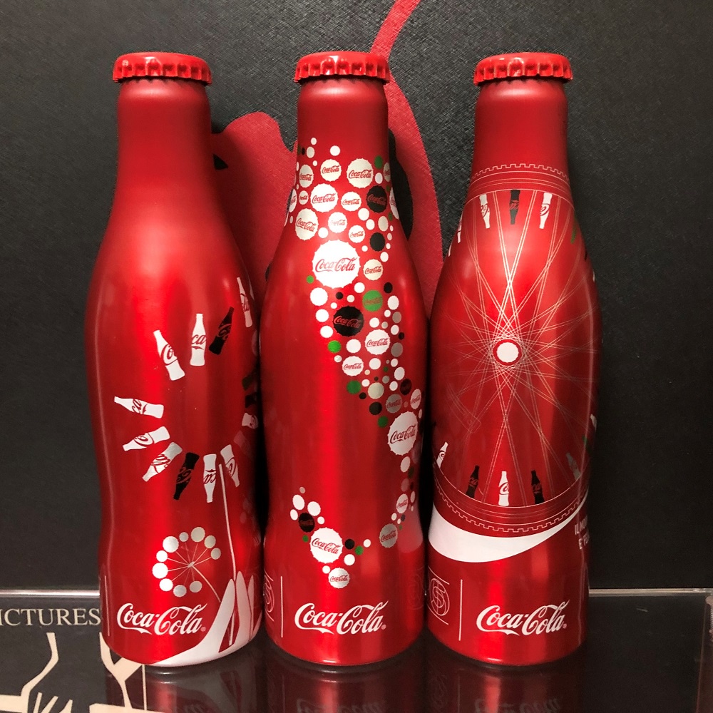 Coca Cola Collection : Italy 2015 Expo Milano Aluminum Bottles (Flaw ...