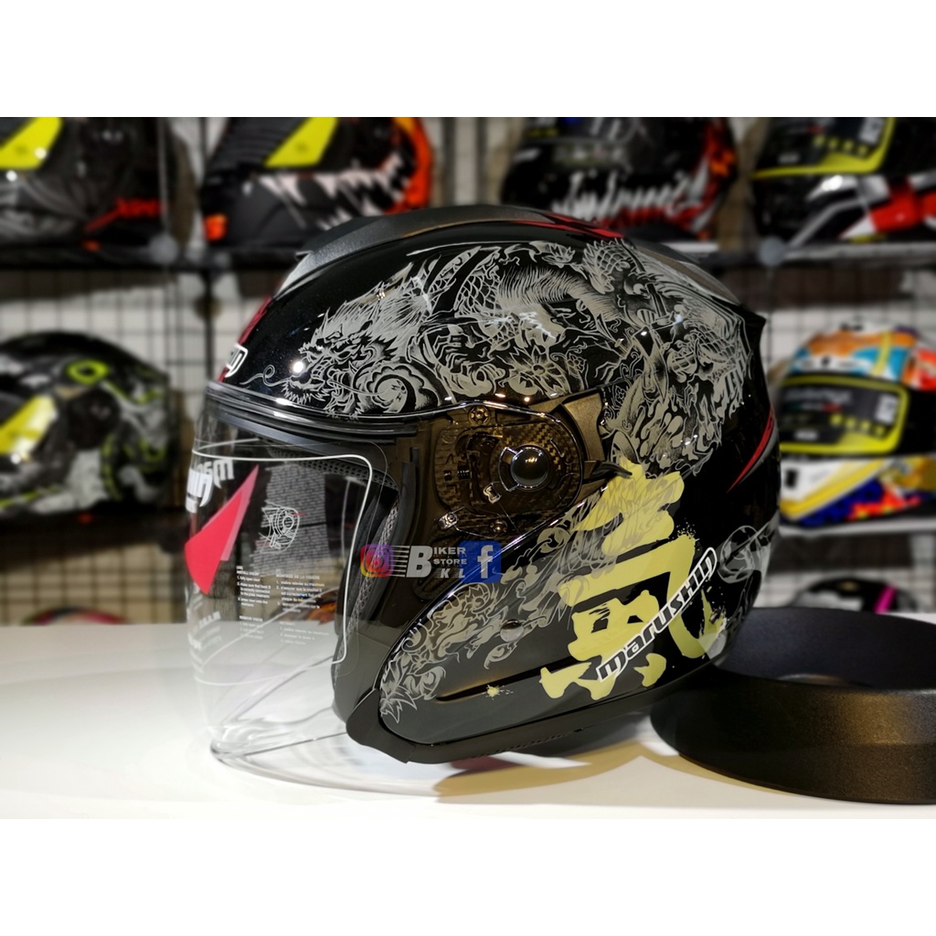 Original Marushin L11 Fiberglass Helmet From Japan Shopee Malaysia