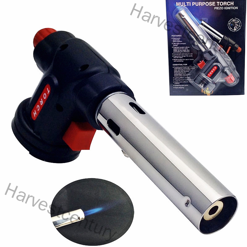 Harvestcentury Multipurpose Barbecue Cooking Baking Butane Burner Electronic Ignition Fire Blow Torch