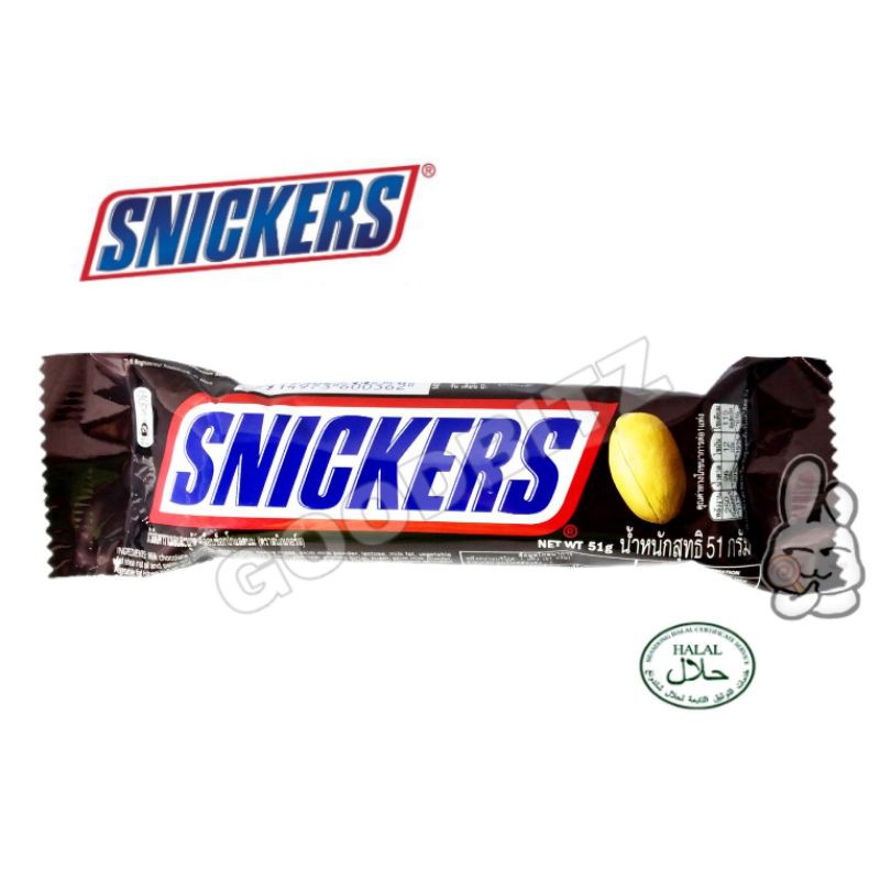 Snickers Peanut Chocolate Bar 51g | Shopee Malaysia