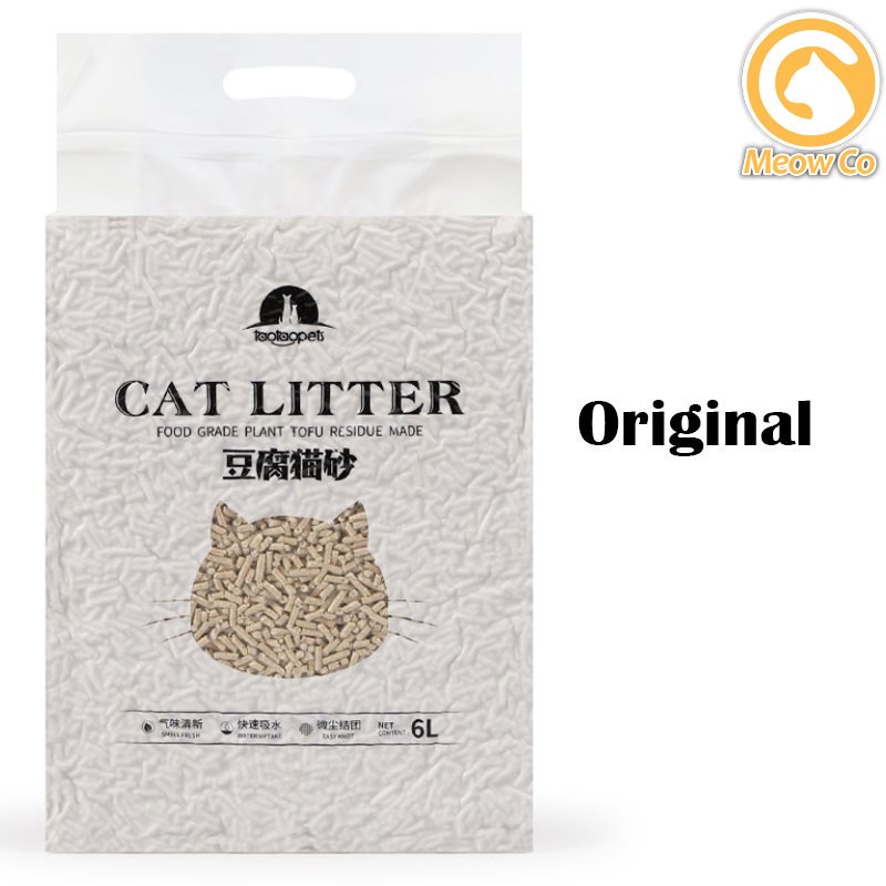 Scented and Natural Cat Litter Tofu Cat Litter Sand 6L Pasir Kucing