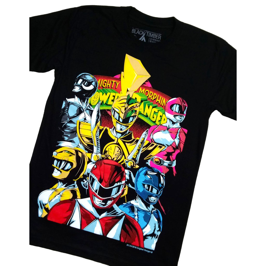 t shirt power rangers