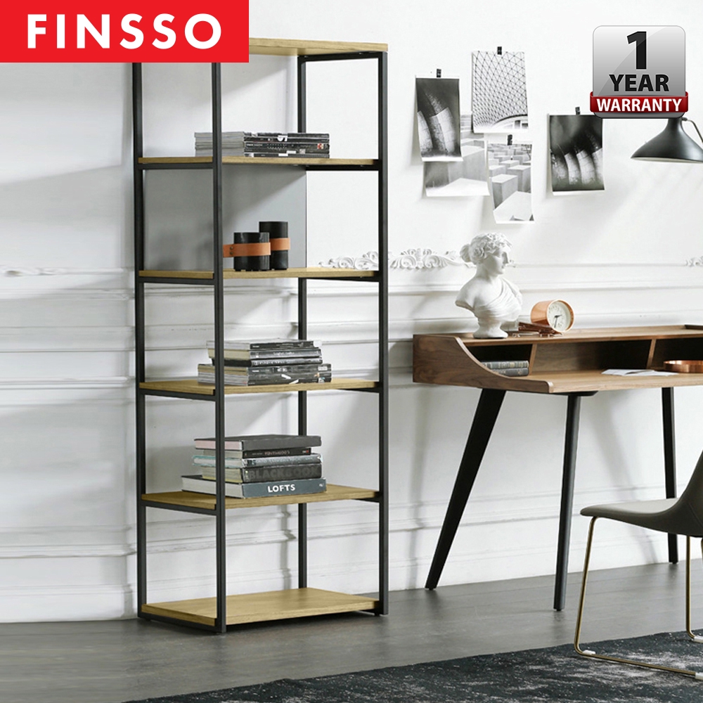 FINSSO : ROMERO Multi Layer Modern Industrial Style Wall Storage Iron Shelf Divider