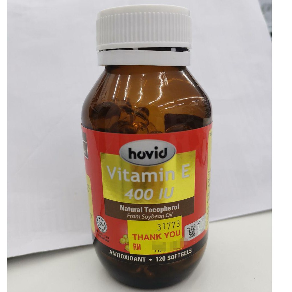 Hovid Vitamin E Softgel 400iu 120s