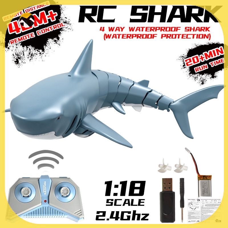 shark boat toy