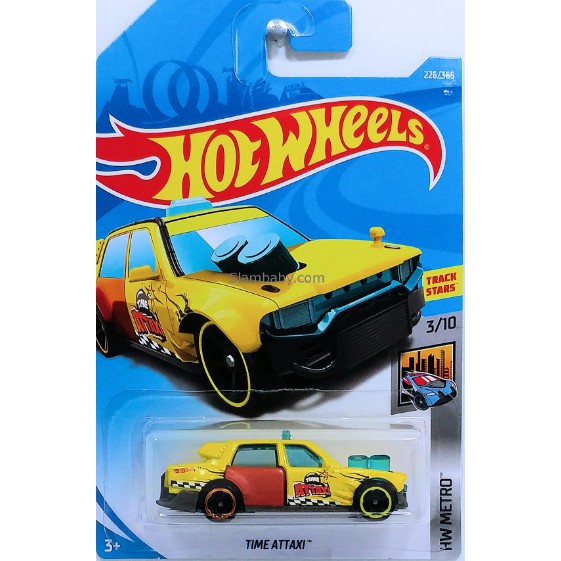 hot wheels time attaxi yellow