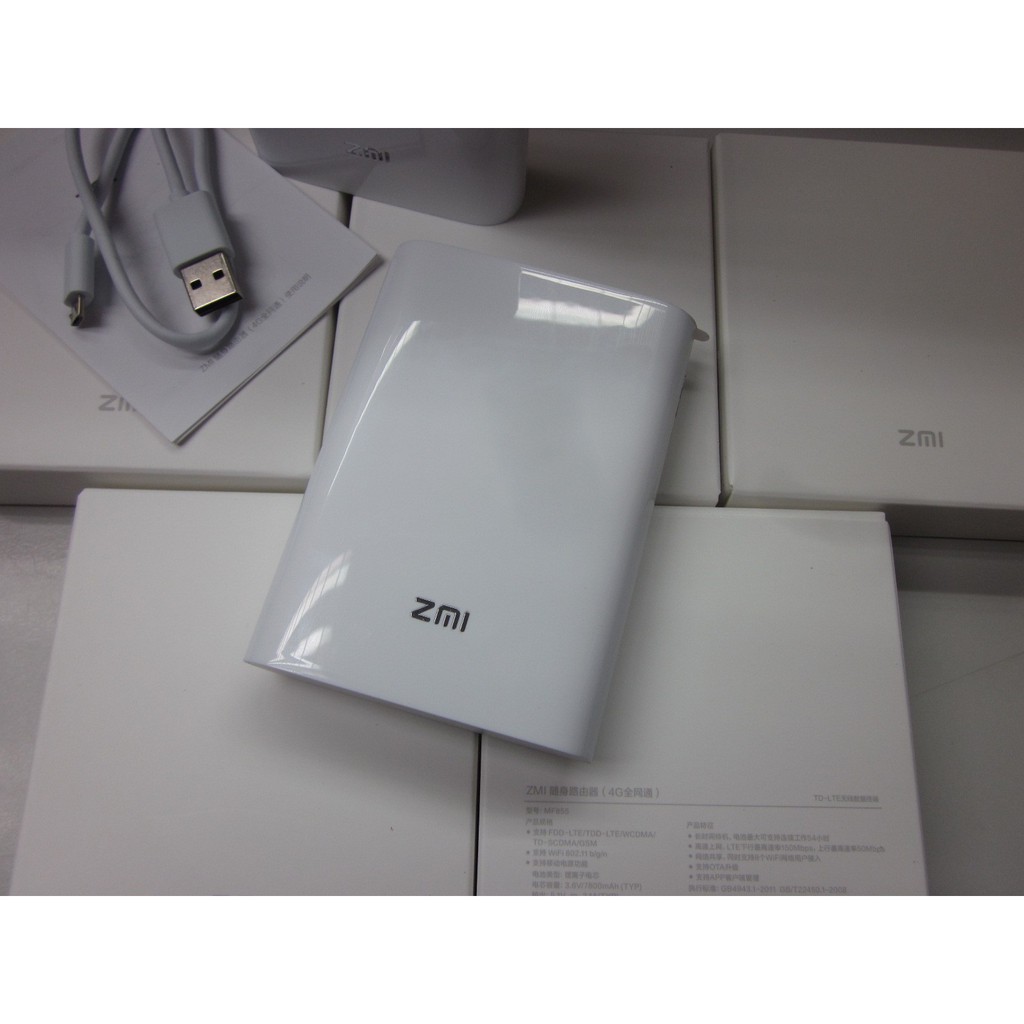Xiaomi ZMI MF855 4G LTE MiFi Modem Router 7800mAh Powerbank COD/WALK IN