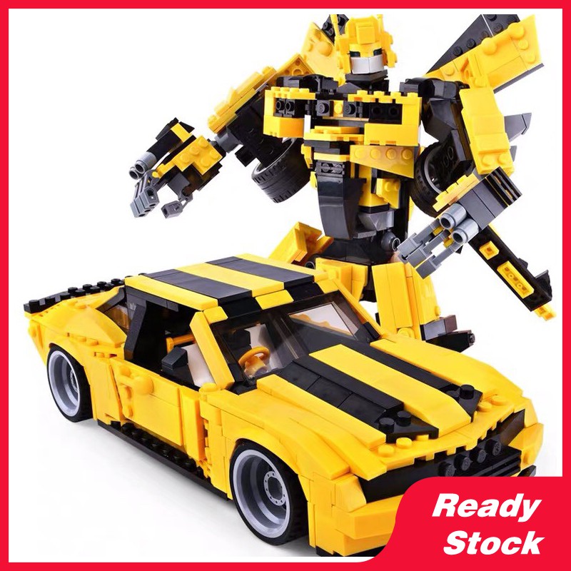 GUDI Transformers Robot Bumblebee Model Building Blocks Children's Toys 225pcs