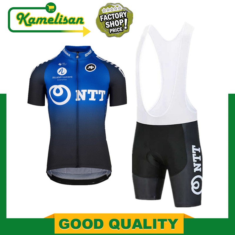 Kamelisan · 2020 NTT Cycling Jersey Short Sleeve Jersey Tops Racing Bib  Pant MTB Cycling Clothing Bicycle Bike Off Road