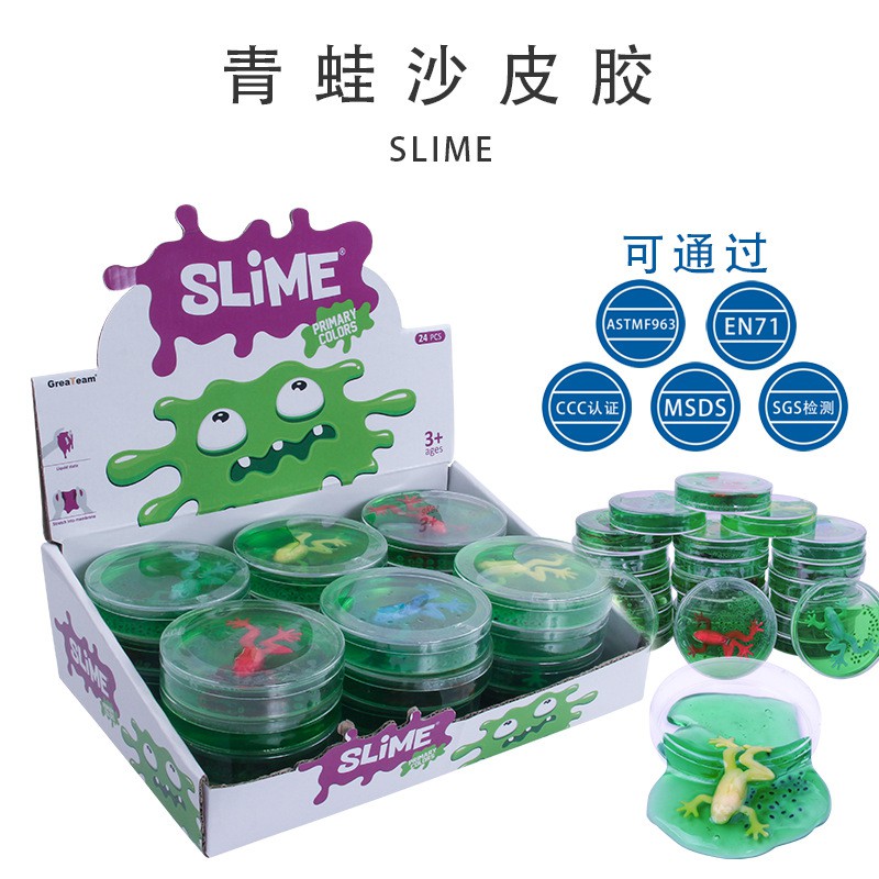 frog slime toy