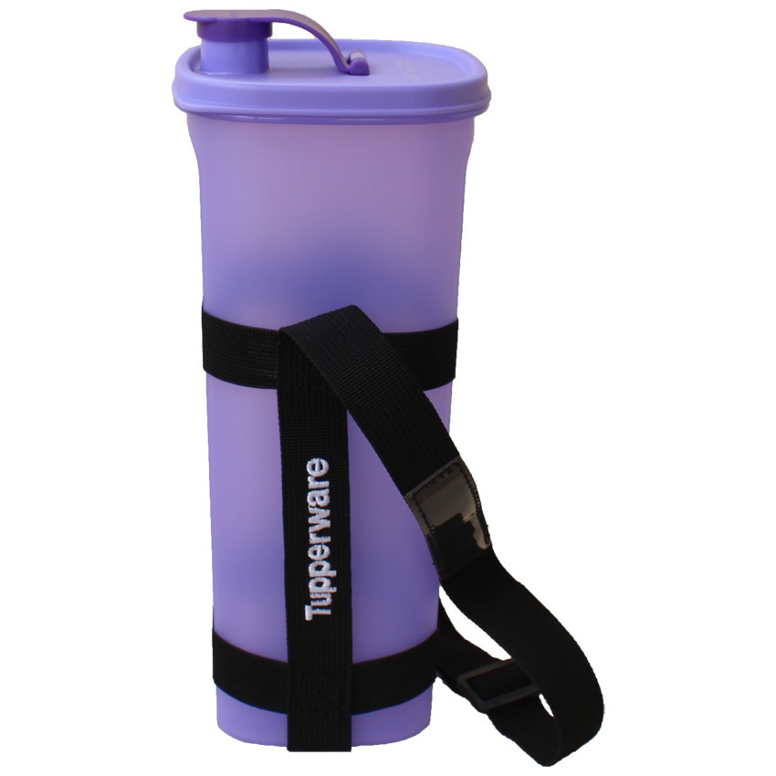 Tupperware Fridge Water Bottle with Strap (2L) - Purple