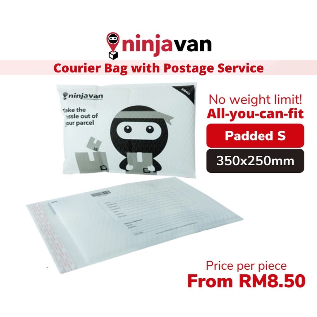 Ninja Pack Bundle Prepaid Padded Polymailer S Size Parcel Bag Courier Service Ninja Van