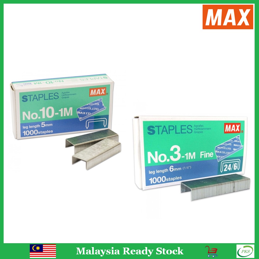 Original Max No10 1m No3 1m Staples Bullet Dawai Kokot Ubat