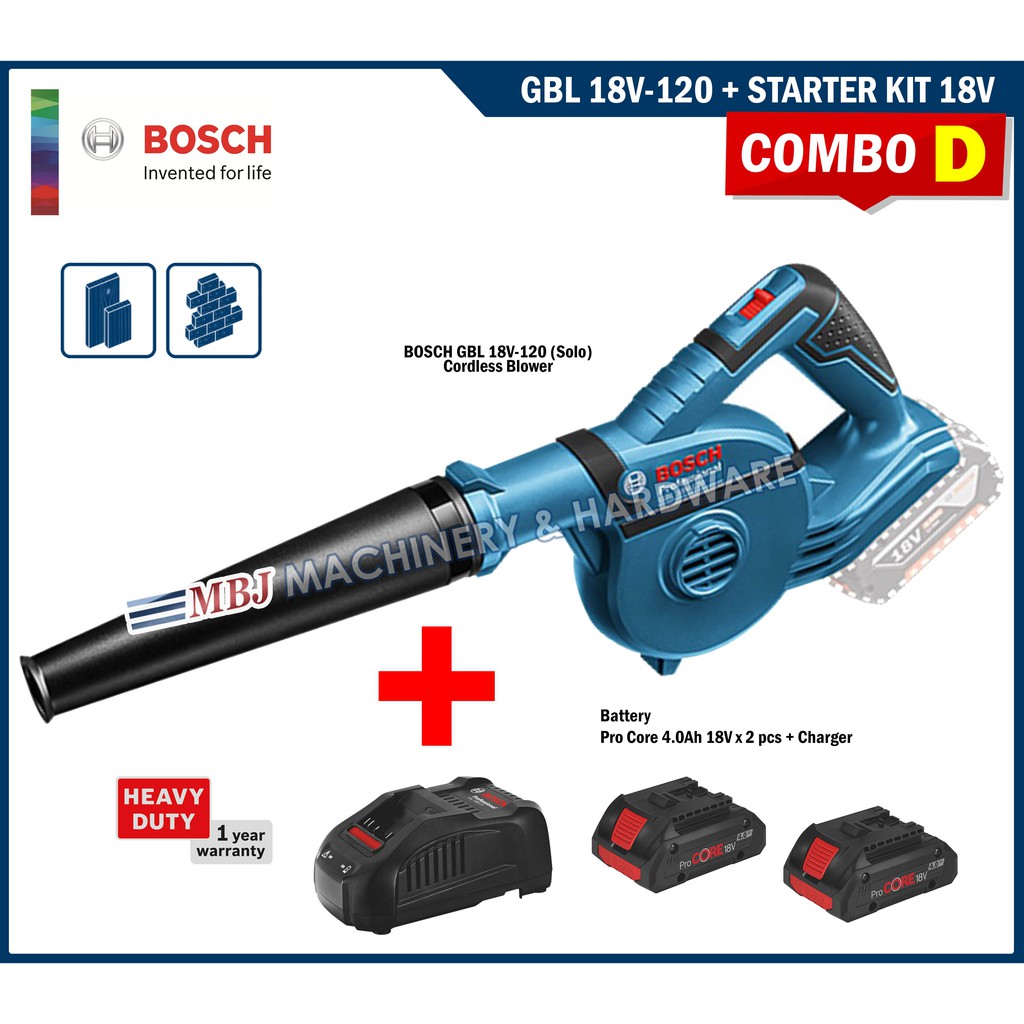 BOSCH GBL 18V120 (SOLO) Professional Cordless Blower (No Battery And No Charger) [GBL18V120SOLO