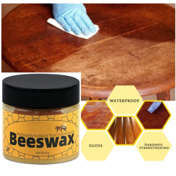 Beewax Wood Polish Furniture Wood Care Cabinets Natural Wax Bees Wax Beeswax Wood Wax Polish Wood Coat Kayu Yati