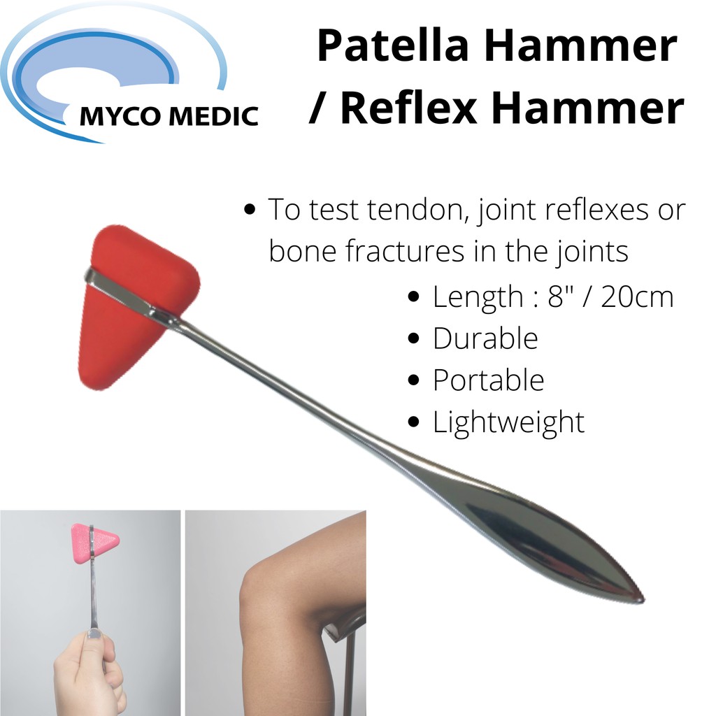 Reflex Hammer / Patella Hammer / Test Deep Tendon Reflexes / Tomahawk