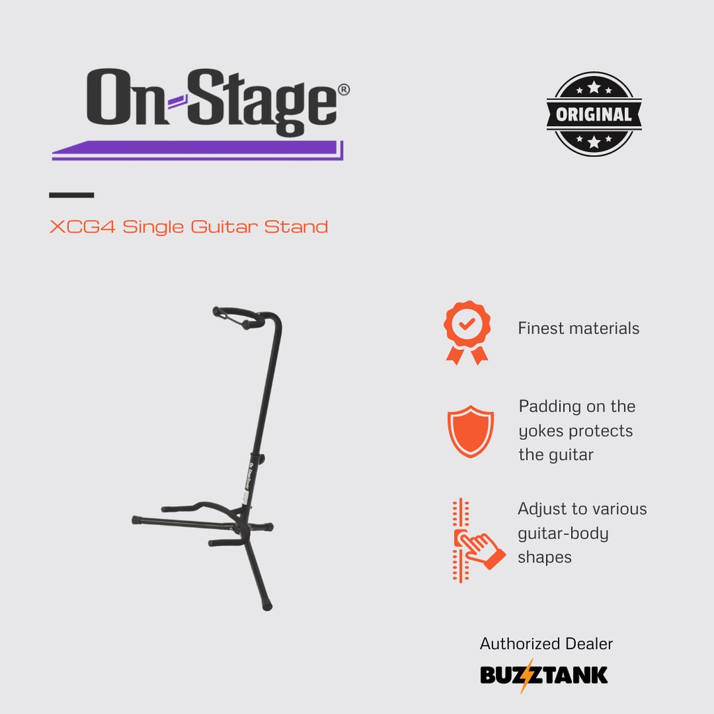 On Stage XCG-4 XCG4 Single Guitar Stand