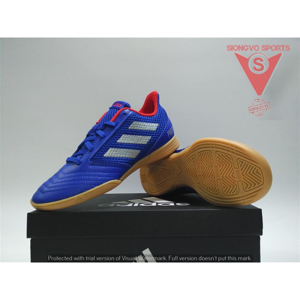 Adidas Futsal Shoes Predator 19 4 In Sala J Cm8551 Bold Blue Shopee Malaysia