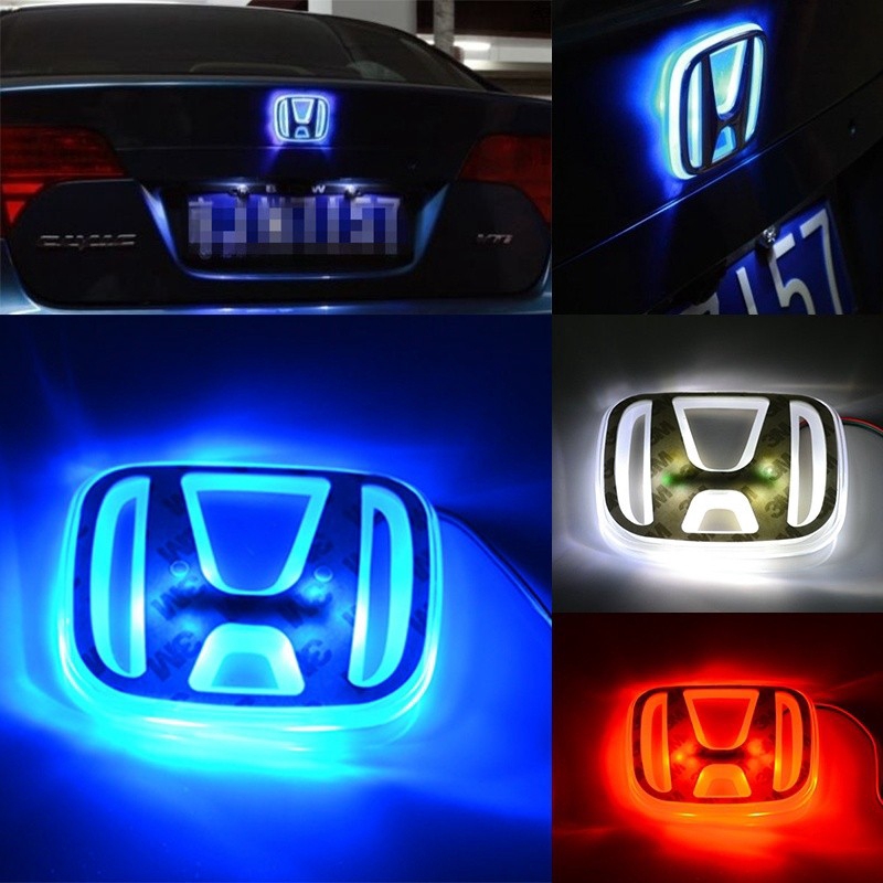 Honda City Civic Accord 5d Car Tail Logo Led Emblem Light Lamp Running Lighting Shopee Malaysia