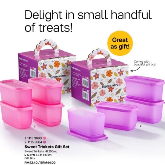 Tupperware Sweet Trinkets Gift Set