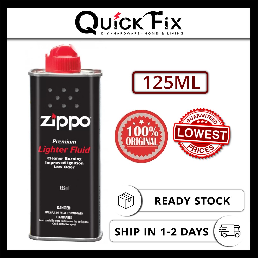 QuickFix Minyak Zippo Oil Original 125ML Made in USA Lighter Windproof