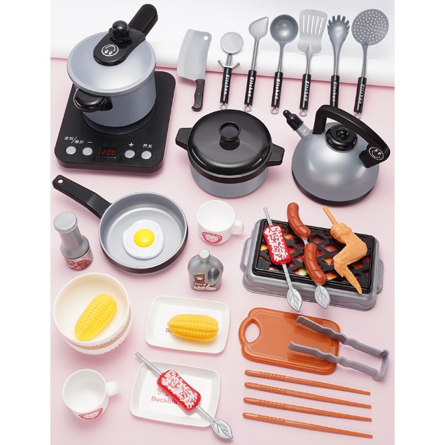 Children's Kitchen Toy Set Simulation Kitchenware Houseware Tableware
