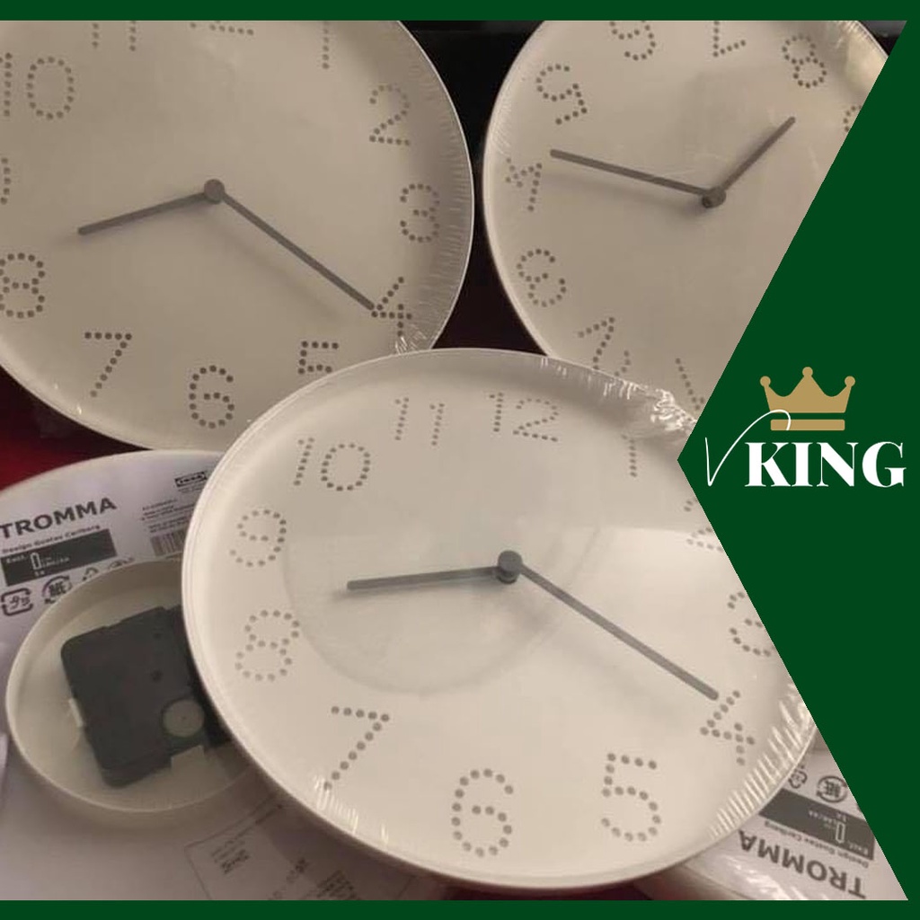 IKEA WALL CLOCK TROMMA WALL CLOCK ANALOG CLOCK MINIMALISTIC DESIGNED