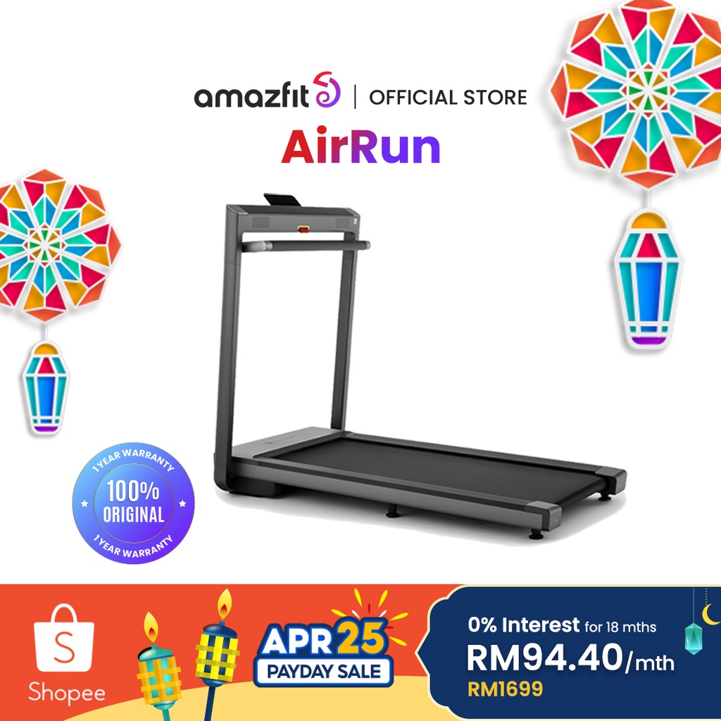 Amazfit AirRun Foldable Home Treadmill | Surround Sound JBL Speakers | [1 Year Amazfit Malaysia Warranty]